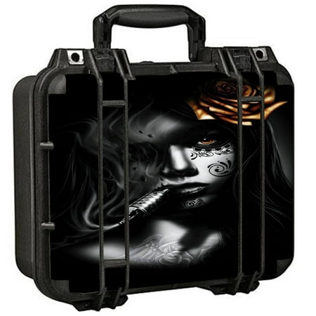Skins Decals For Pelican 1400 Case / Dark Rose Tattoo Girl