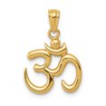 thumbnail image 1 of 14K Yellow Gold Gold Polished Om Symbol Pendant, 1 of 2