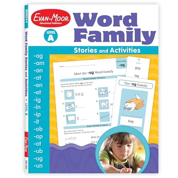Pre-Owned Word Family Stories and Activities, Kindergarten - Grade 2 (Level A), Teacher Resource (Paperback) 1596731672 9781596731677