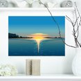 thumbnail image 1 of Soleil Coulant en Mer - Impression sur Toile, 1 of 3