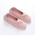 thumbnail image 2 of Women's Casual Flat Loafers Comfortable Lightweight Cute Bow Slip on Maternity Shoes Fashion Classic Walking Shoes, 2 of 9