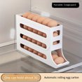HAZHOUYUJIUKJ Spacesaving design automatic rolling egg box 4layer