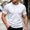 White, variant on Liweisiy Men's Textured Henley T-Shirt Short Sleeve Notch Neck Solid Color Tees Casual Athletic Summer Tops Wine 2XL