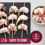 Rastelli's colossal bacon wrapped shrimp, frozen 30ct