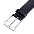 thumbnail image 4 of Qarigey Cinturón premium para hombre - Versatilidad y durabilidad en Cinturones de cuero de vaca para hombre Fácil de usar black3.5cm 110cm Type3 NO3, 4 of 6