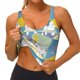 thumbnail image 3 of Fotbe Cute Poodle Dog Sujetador Deportivo Largo sin Aros para Mujer con Almohadillas y Soporte Medio, Transpirable y Absorbente, Camiseta Tipo Chaleco o Tank Top-XX-Large, 3 of 8