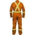 thumbnail image 6 of Flame Resistant FR High Visibility Hi Vis Coverall - 88% C/12% N (3X-Large, Orange), 6 of 6