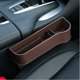 thumbnail image 1 of Organizador de espacio para asiento de automóvil, multifuncional con portavasos, caja de almacenamiento, NO SE AJUSTA a la consola central inferior al asiento (copiloto marrón) brillar Juguete, 1 of 6