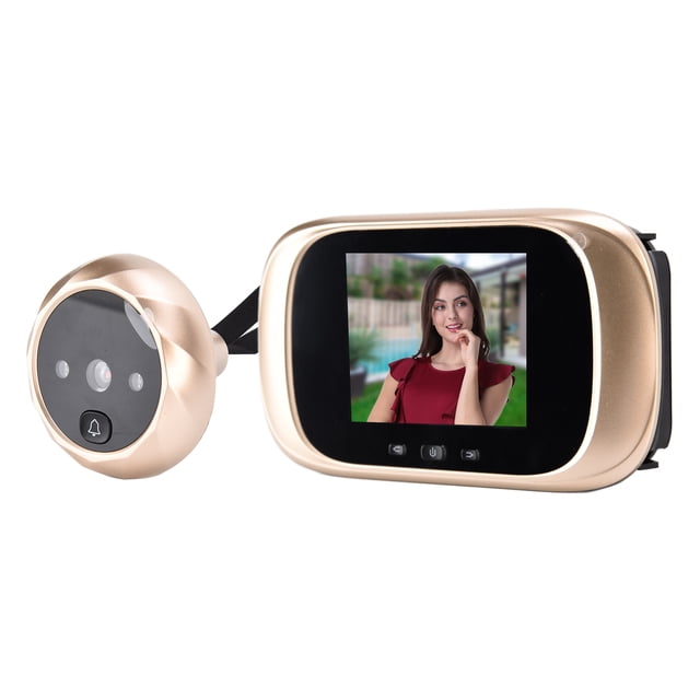 Visor de Puerta Digital, Mirilla Electónica, Timbre, Cámara, de Control de Acceso Inteligente, 2,8 Pulgadas para el Hogar