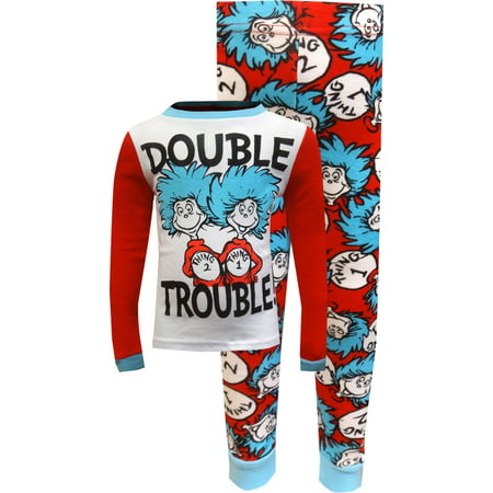 Cat in the Hat Thing 1 and Thing 2 Double Trouble Pajamas