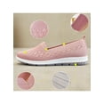 thumbnail image 6 of Frontwalk Womens Sneakers Non-Slip Flats Slip On Casual Shoes Travel Comfort Loafers Women Round Toe Walking Shoe Pink 5.5, 6 of 6