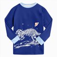 thumbnail image 6 of HCNTES Toddler Boys Shirts Set Dinosaur Print Casual Long Sleeved Round Neck 3D Dinosaur Printed Shirt Long Pants Set Boys Outfits Set 2T 3T 4T 5T 6T 7T 8T, 6 of 7