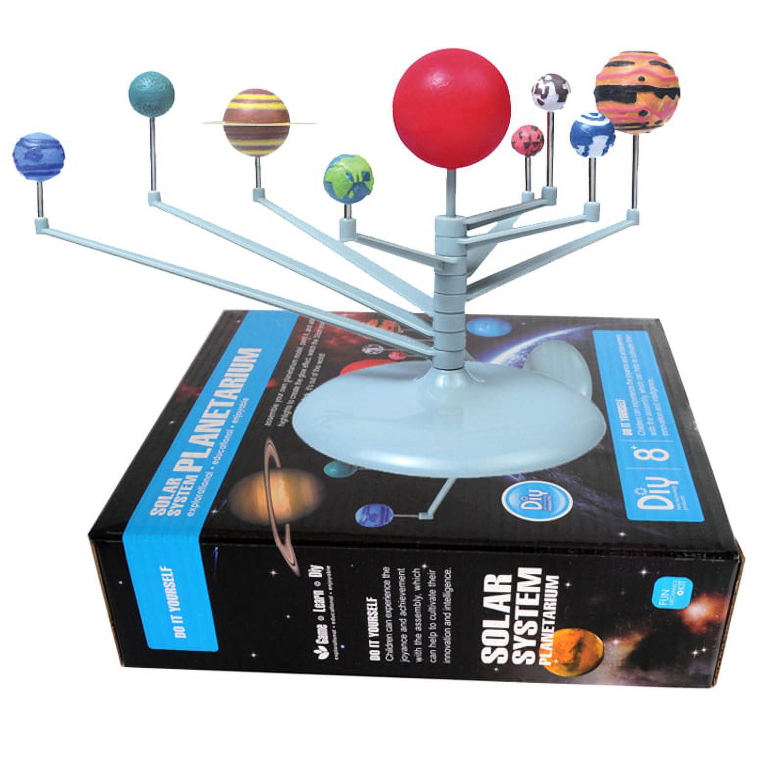 Solar System for Kids Science Experiments Model Building Kit, Glow in The  Dark Paint Crafts Stem Projects for Kids Ages 8-12 Educational Learning  Toys