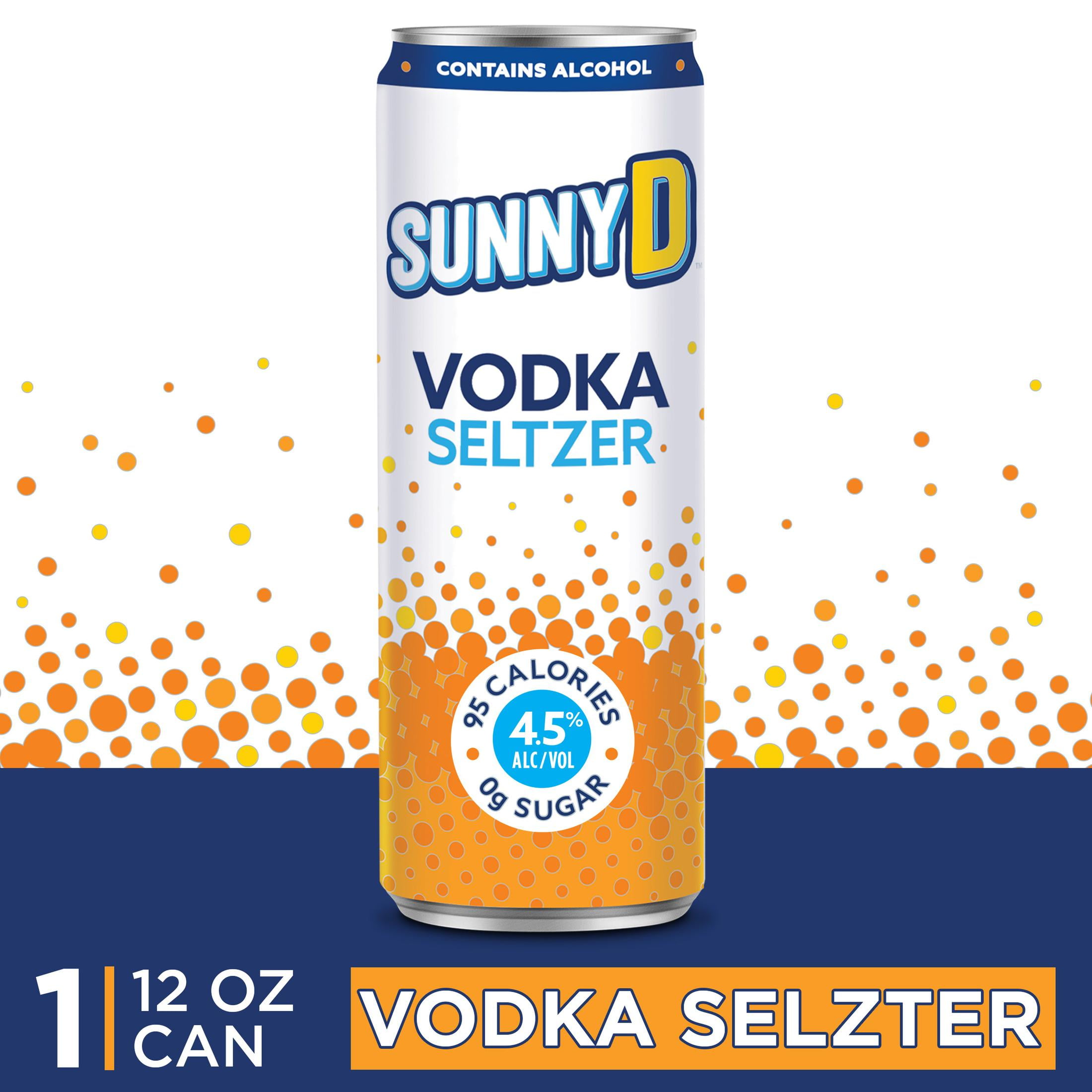 SUNNYD Vodka Hard Seltzer, 12 FL OZ Slim Can