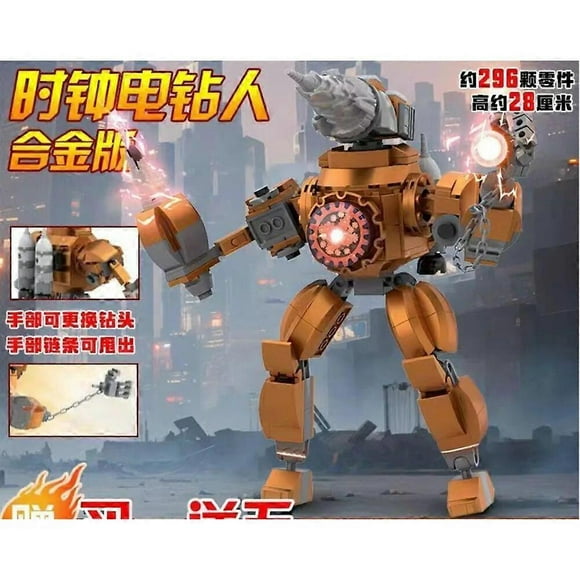 Skibidi Toilet Toy Building Block Titans Camera Man Tv Man Cameraman Speakerman Skibidi Toilet Clock Man Titans Drill Speaker