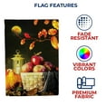 thumbnail image 5 of America Forever Autumn Night Garden Flag, 12.5 x 18 inches Double Sided, Lantern and Apple Basket Garden Flag, Harvest Moon Flags, Fall Outdoor Seasonal Flags Decorative for Yard, Lawn, Garden Decor, 5 of 5