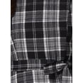 thumbnail image 5 of Vestido Vintage a Cuadros INSPIRE CHIC para Mujeres con Volantes, Sin Mangas, Cintura Ajustable, Corte A, Pinafore, Vestidos en S Negro y Blanco, 5 of 5