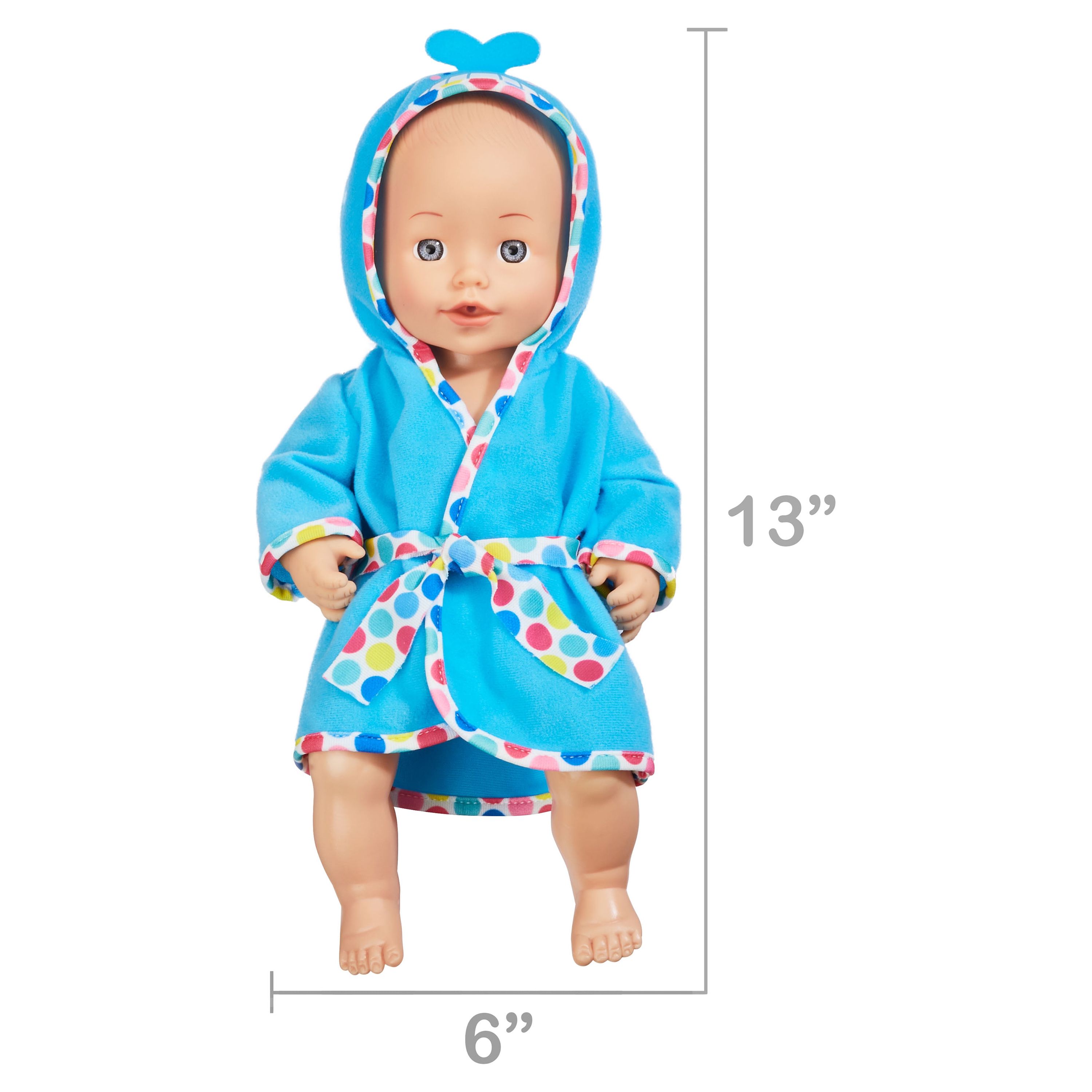 Kid Connection Bathing Baby Doll Play Set, Light Skin Tone - image 5 of 5