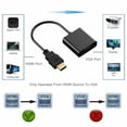 thumbnail image 4 of MesaSe HDMI Male to VGA Female Video Cable Cord Converter Adapter For PC Monitor 1080P, 4 of 6