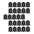 thumbnail image 1 of 25 tapones universales para válvulas de neumáticos de coche, aptos para decoración de válvulas de vehículos. Negro, 1 of 8
