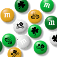 thumbnail image 2 of M&M'S St. Patrick's Day Milk Chocolate Candy, 2lb Resealable Bulk Bag, 2 of 3