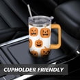 thumbnail image 7 of Happy Halloween Pumpkin Cup with Handle and Straws 40 oz Insulated Halloween Travel Cup Birthday Present for Women Girls Daughter Mom Gifts for Him/Her Coffee Mugs, 7 of 7