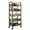 black, variant on Soonbuy Slim Rolling Storage Cart 4 Tier Organizer Mobile Shelving Unit Utility Cart Tower Rack with Wheels for Kitchen Bathroom Laundry Narrow Places Office,White,Black