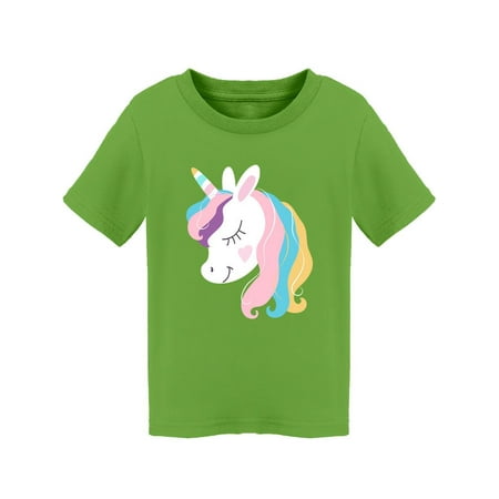 

White Dreaming Unicorn Head T-Shirt Toddler -Image by Shutterstock 2 Toddler