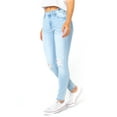 thumbnail image 4 of Celebrity Pink Women's Juniors Curvy Mid Rise Ankle Skinny, 27" Inseam, Sizes 1-15, 4 of 5