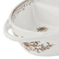 thumbnail image 4 of The Pioneer Woman Agatha Stoneware Divided Serving Tray, Brown, 4 of 6