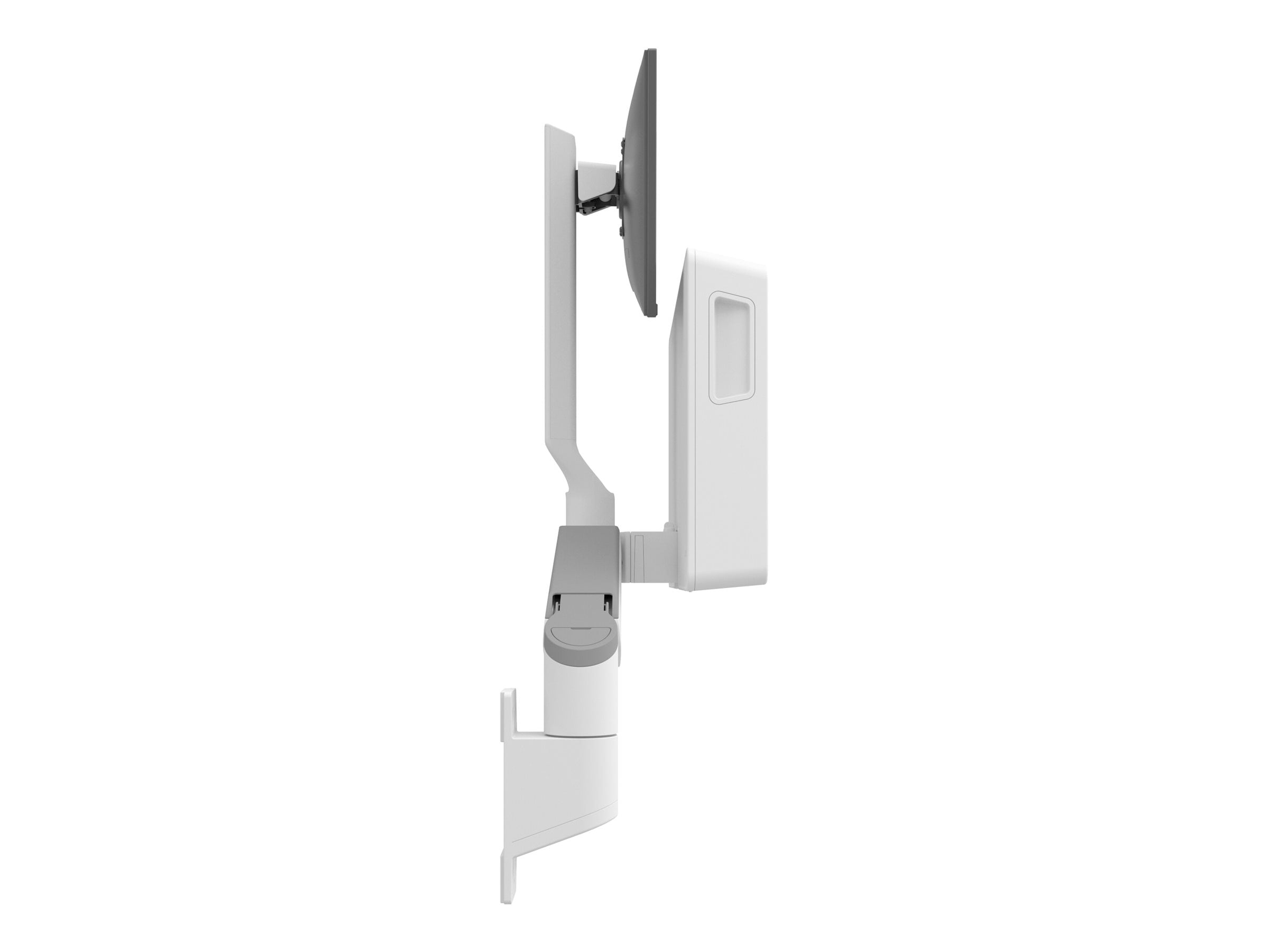 Ergotron CareFit Mounting Arm for Keyboard, Monitor, LCD Monitor - White