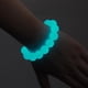 thumbnail image 4 of 3 unids/set pulsera de cuentas pulseras de piedras fluorescentes luminosas en la cuerda de mano oscura regalo perfecto para la familia, 4 of 8