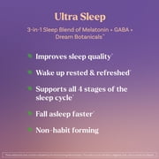 Natrol Ultra Sleep 3-in-1, Melatonin, GABA, Botanicals, 30 Dissolve Tablets
