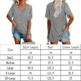 thumbnail image 3 of Dellytop Womens Summer Short Sleeve Round Neck Soft Loose T Shirts With Pocket, 3 of 7