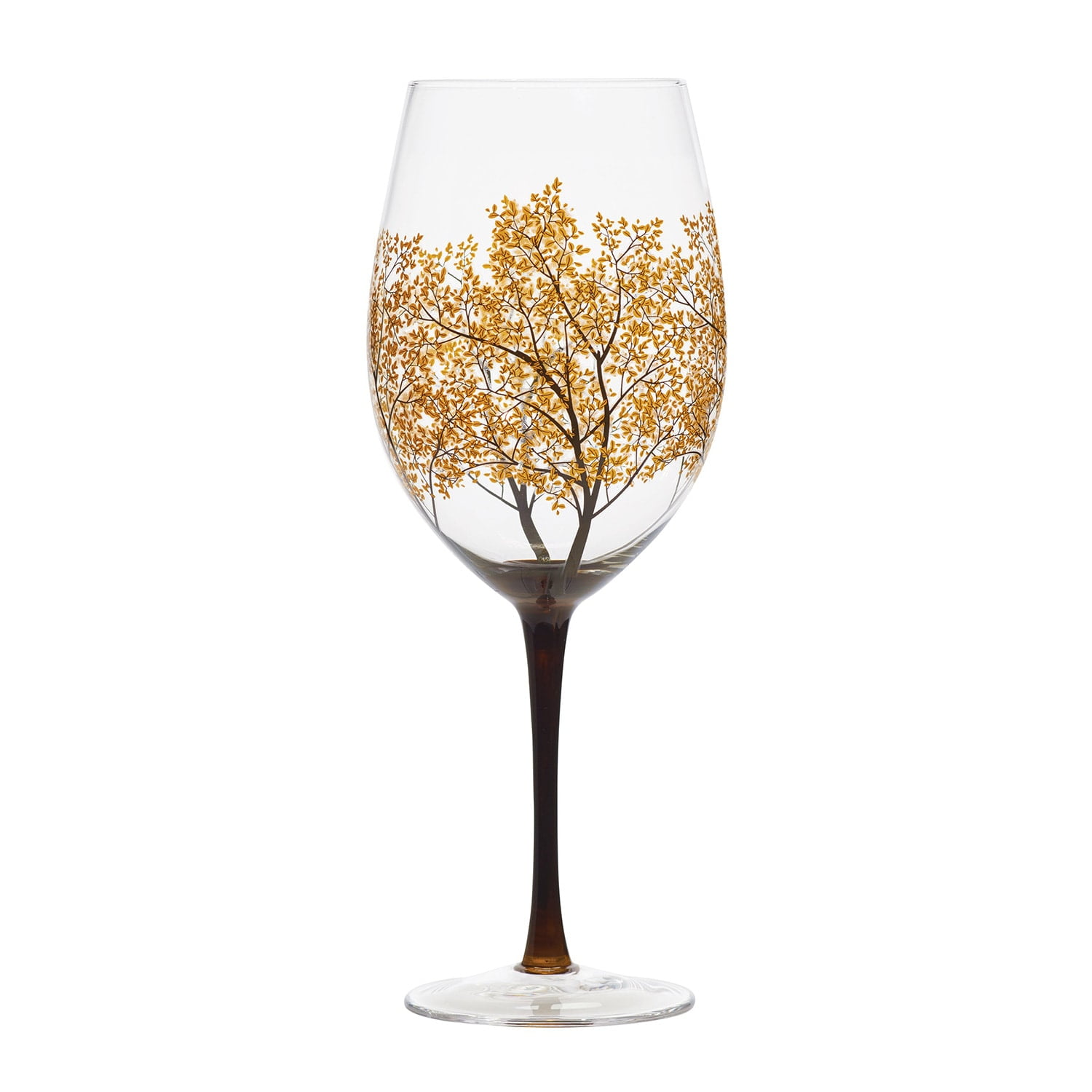 OSQI Classic Palm Tree Acrylic Wine Glasses Set of 4 (16oz), Premium  Quality Unbreakable Bamboo Stemmed Acrylic Wine Glasses for All Purpose Red  or White Wine