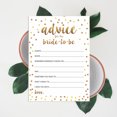 thumbnail image 6 of Inkdotpot Gold ConfettiAdvice And Wishes Set Of 50 Bridal Shower Advice Game ActivityCards, 6 of 7