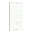 thumbnail image 5 of Tvilum Bright 4 Drawer Shoe Wood Cabinet in White, 5 of 12