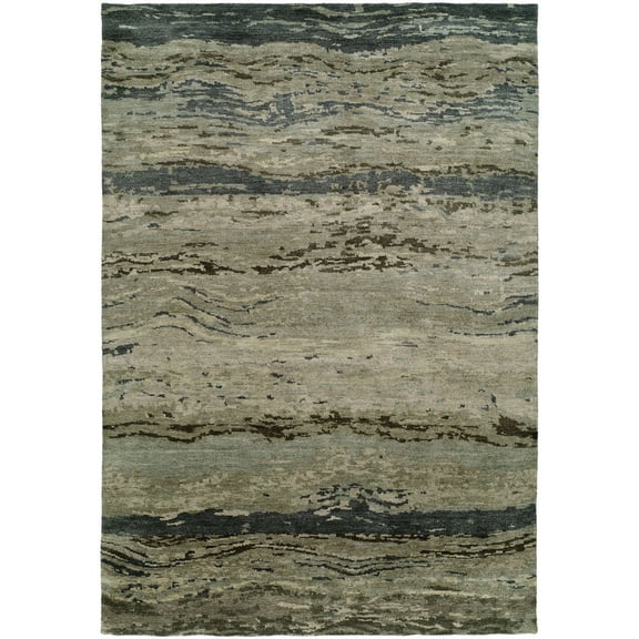 Kalaty Natori Dynasty Area Rug ND-317 Contemporary Multi Geometric, Multi, 4' x 6'