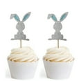 thumbnail image 6 of Clearance Cake inserts under $10,Cake Toppers Easter Cute Bunny Decorated Cupcake Insert Card Dessert Party, 6 of 6