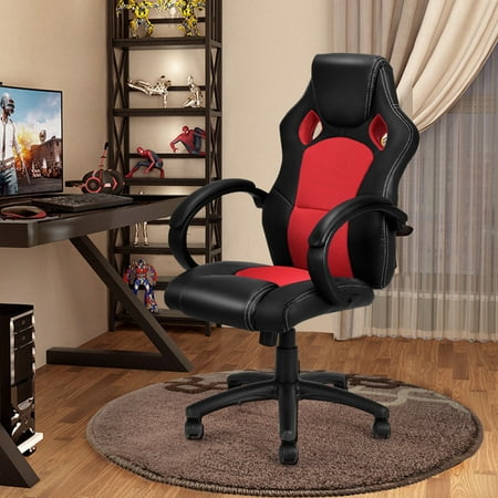 High Back Race Car Style Office Gaming Chair Hydraulic Desk