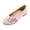 Pink, variant on Round Toe Flat Shoes for Women Rhinestone Floral Casual Slip on Suede Ballet Shoes for Office Work Walking Daily Dark Gray Size 9