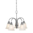 thumbnail image 1 of Design House 519405 Ridgeway 5-Light Chandelier, Satin Nickel Finish, 1 of 1