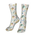 thumbnail image 6 of Fuzoiu Cartoon Animals Print Crew Socks,Casual Athletic Gym LightWeight Thin Socks,Casual Crew Socks for Men Woman,Calf Length Crew Socks, 6 of 7