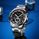 thumbnail image 2 of CURREN 8355M Reloj de cuarzo para hombre con correa de acero inoxidable, multifunción de moda, 2 of 8
