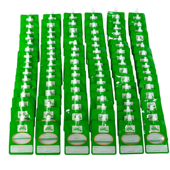 Disposable Baby Food Pouches (6oz) - Make Your Own Squeezies - Works with All Fill Stations (96)