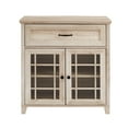 thumbnail image 5 of Manor Park Transitional Glass Door Accent Cabinet, White Oak, 5 of 9