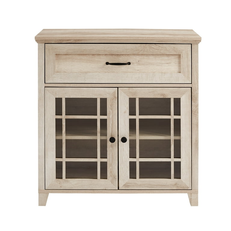 Glass front accent cabinet deals