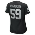 thumbnail image 3 of Women's Nike Luke Masterson Black Las Vegas Raiders Game Player Jersey, 3 of 4