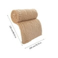 thumbnail image 3 of Boovnll Flannel Throw Blanket, Super Cozy Soft Roman Column Embossing Lightweight Solid Color Blankets, Machine Washable Microfiber for All Season Home Office, Couch, Sofa, Blanket - 79x91", 3 of 6