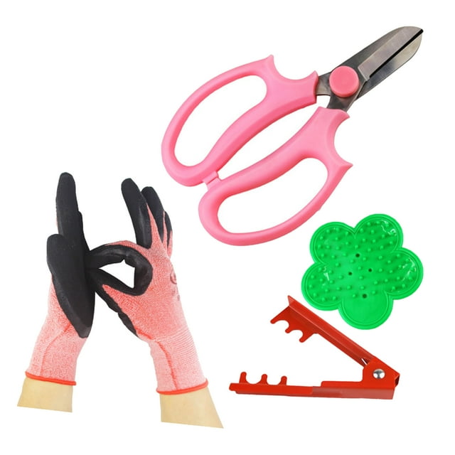 Flower Scissors, Metal Rose Stripper Garden Tool For Yard